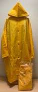 NEESE Rainwear Yellow Security Raincoat w/Attachable Hood. (3XL) $10