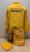 NEESE Rainwear Yellow Security Raincoat w/Attachable Hood (3XL) $10